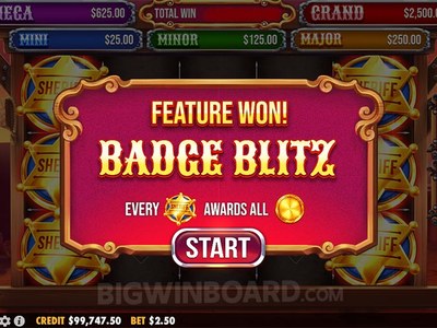 Badge Blitz — Значки на классической сетке — стэки одинаковых символов и механика респинов
