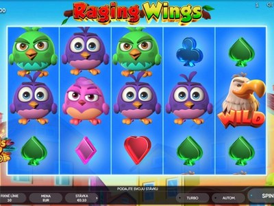 Raging Wings — Хищные крылья в центре, агрессивная стилистика оформления и бонус с FS