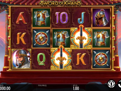 Sword of Khans — Монгольский воин от Thunderkick с кривой саблей и степными фриспинами